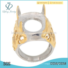 Special style yellow gold full finger indnesia little rings hot sale